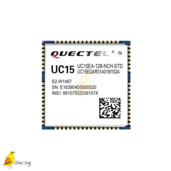 نمای روبه رو ماژول 3G UC15 Quectel کویکتل