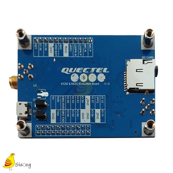 AT0288-Sisoog-2 برد ارزیابی ماژول Quectel MC60E کویکتل