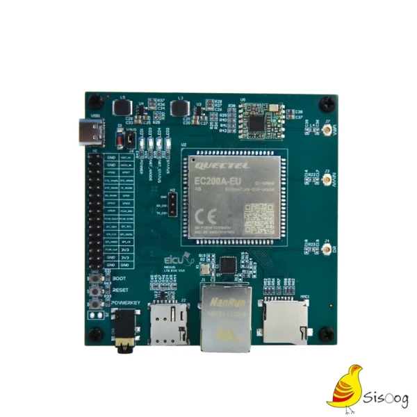 AT0769_1 برد توسعه مودم ESP32 + EC200U با پشتیبانی از WiFi و LAN