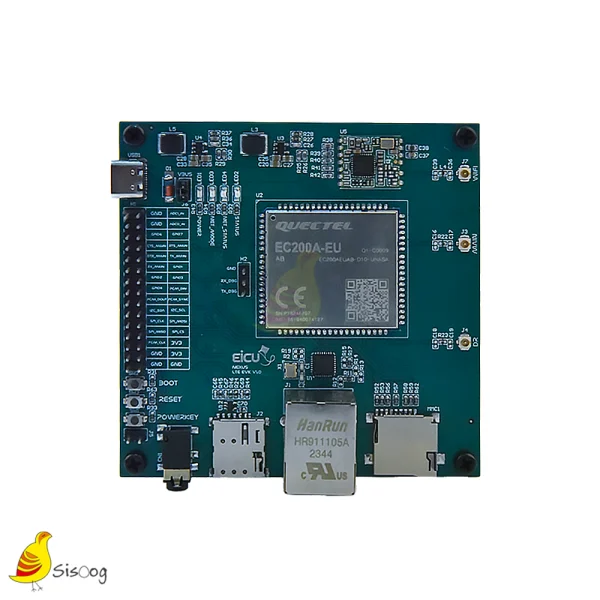 نمای روبه رو مودم NEXUS با پشتیبانی OpenWRT بر پایه EC200A