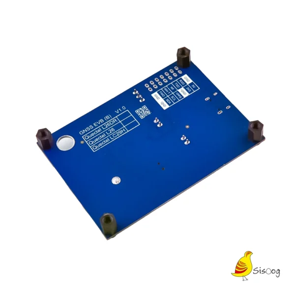 نمای مورب از پشت برد ارزیابی LC29T کویکتل