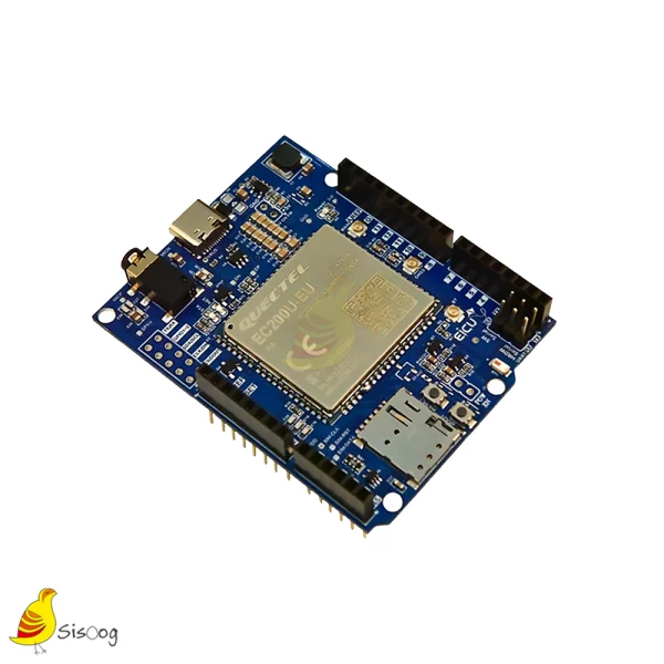 نمای روبه رو شیلد 4G کویکتل EC200U با GNSS