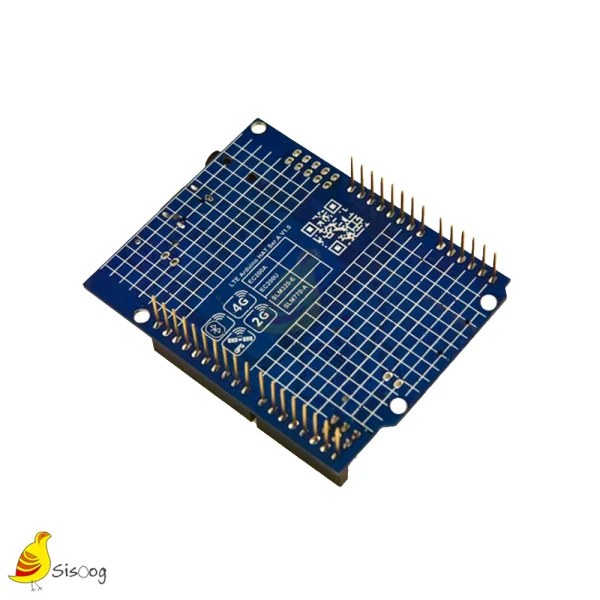 نمای پشت باپین هدر شیلد آردوینو EC200U-EU کویکتل