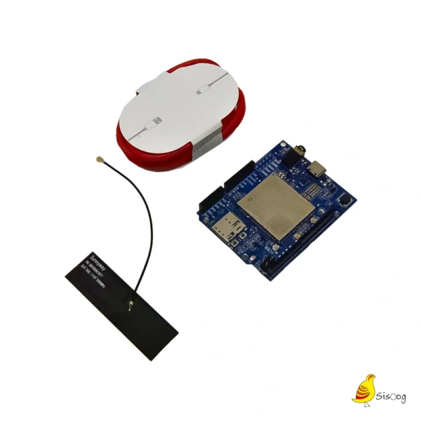 متعلقات شیلد توسعه آردوینو EC25-E LTE CAT4 GNSS کویکتل:کابل USB +آنتن